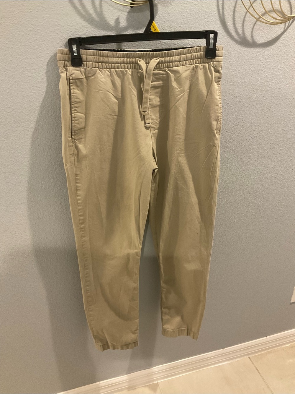 Tommy Hilfiger Tan Drawstring Chino Joggers